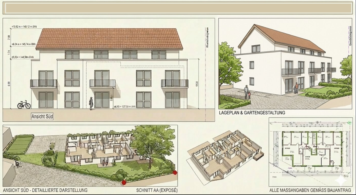 Neubauprojekt Kehl-Sundheim Visualisierung